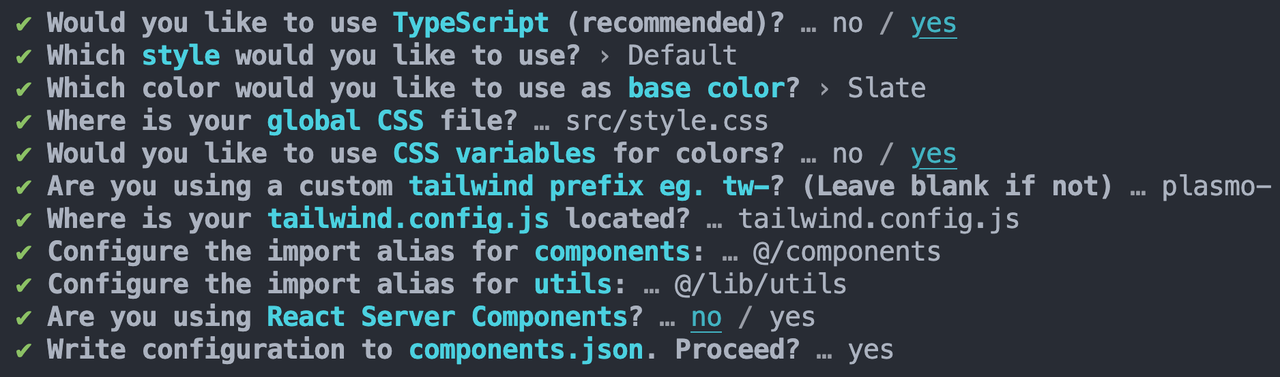 shadcnui-cli