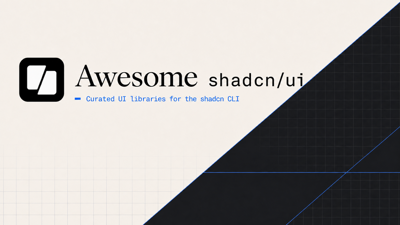 awesome-shadcn-ui 项目预览